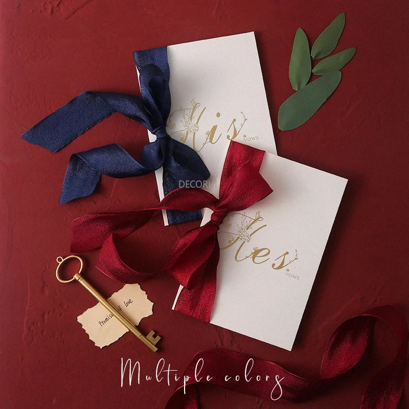 Vow Books, His & Her Props with Key Decor, 2 Pcs - 6 Colors