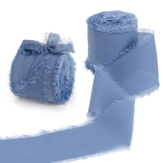 Chiffon Ribbons, Wrapping Decor - 15 Colors